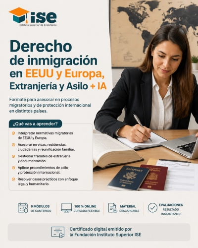 Derecho de inmigración en EEUU y Europa, Extranjería y Asilo + IA
