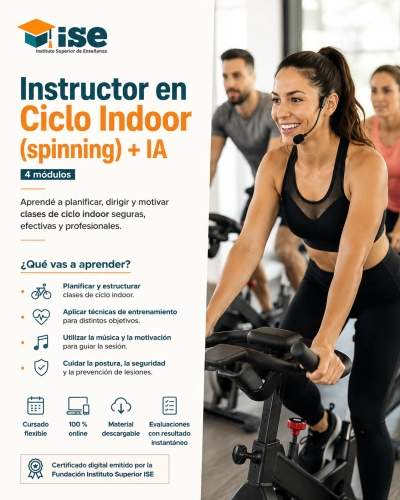 Instructor en Ciclo Indoor (spinning) + IA