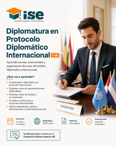 Diplomatura en Protocolo Diplomático Internacional + IA