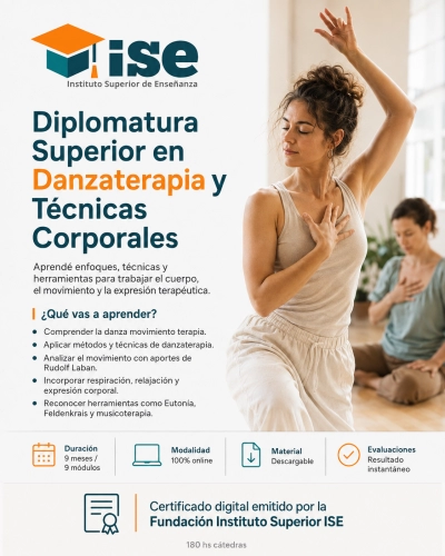 Diplomatura Superior en Danzaterapia y Técnicas Corporales + IA