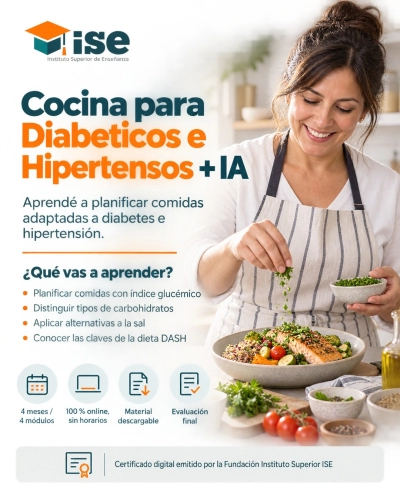 Cocina para Diabeticos e Hipertensos + IA
