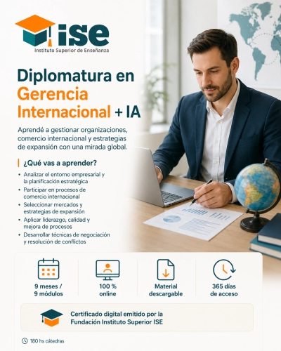 Diplomatura en Gerencia Internacional + IA