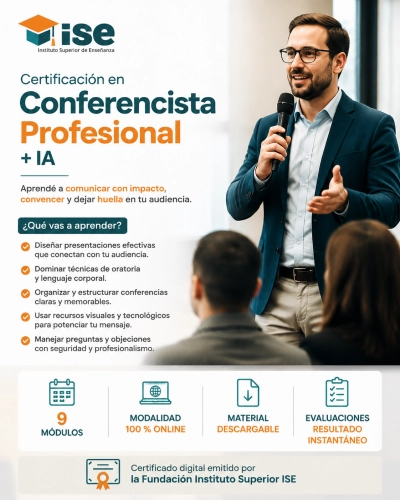 Certificación en Conferencista Profesional + IA